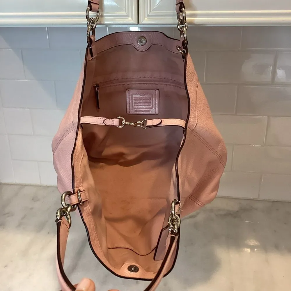 Coach Bag Purse Handbag Leather Pocketbook Lexy Crossbody Pebbled Shoulder Pink - Picture 10 of 13